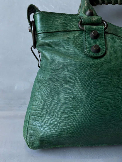 Balenciaga Le First 10th Anniversary Lizard Skin Bag
