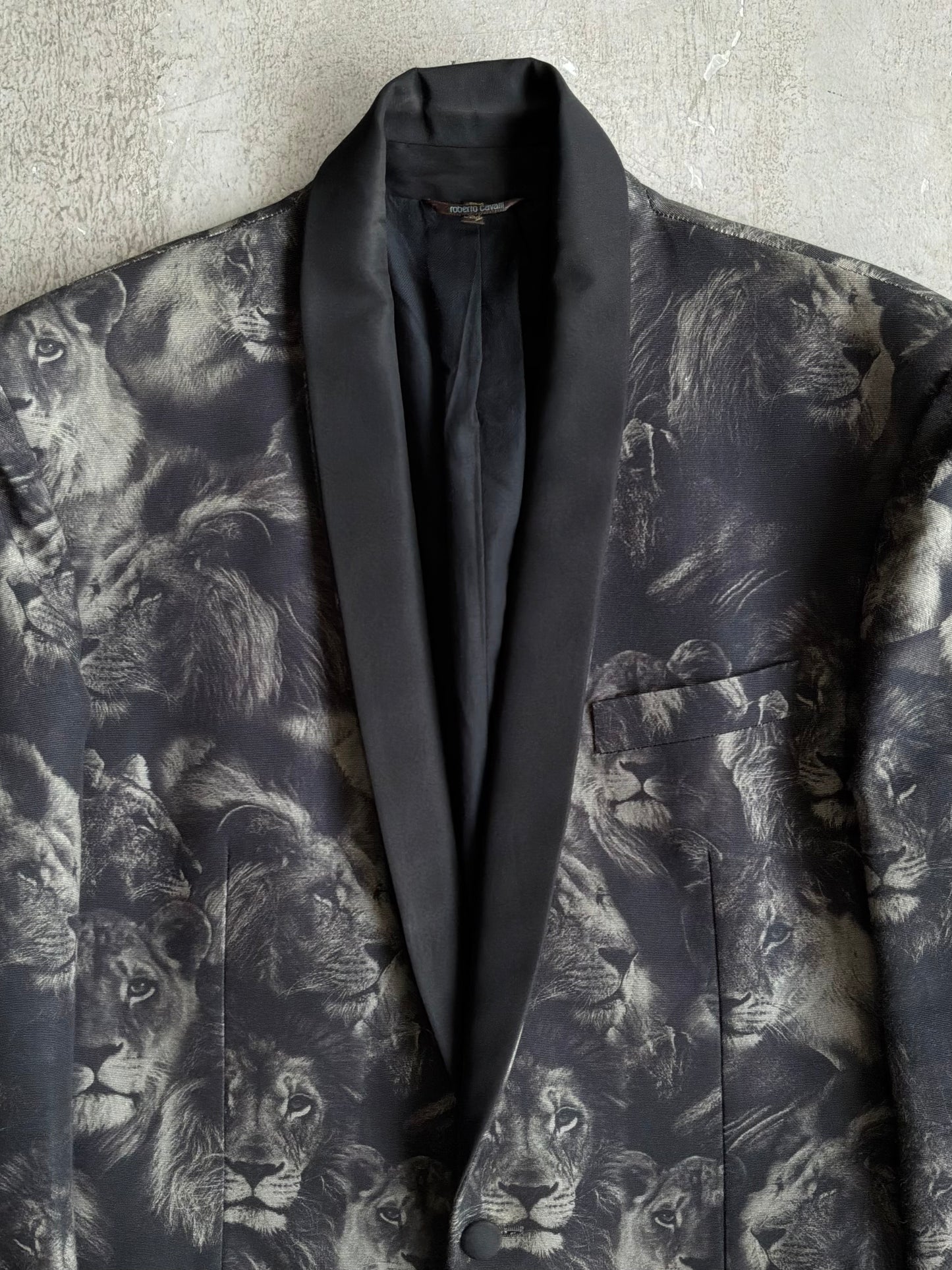 Roberto Cavalli Lion Print Blazer