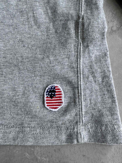Bape Grey Script Logo Sweater
