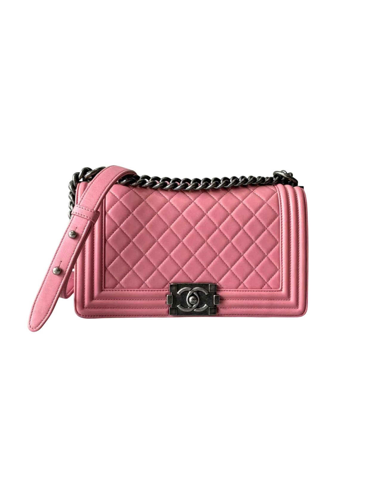 Chanel Light Pink Boy Bag