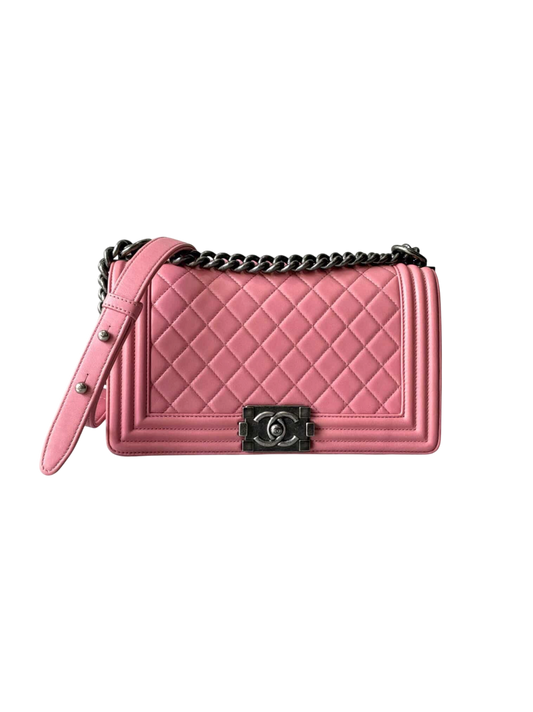 Chanel Light Pink Boy Bag