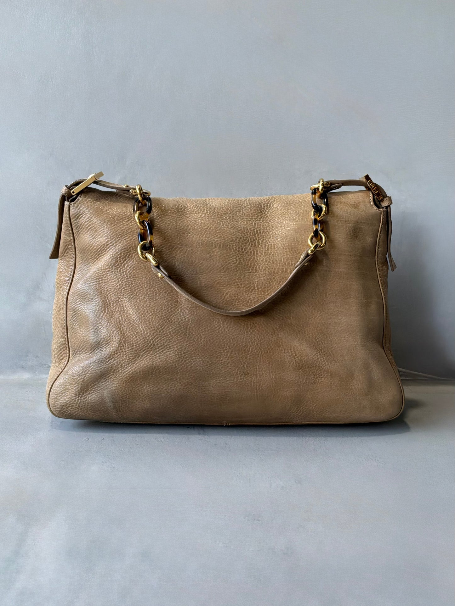 Fendi Mamma Baguette Brown Bag