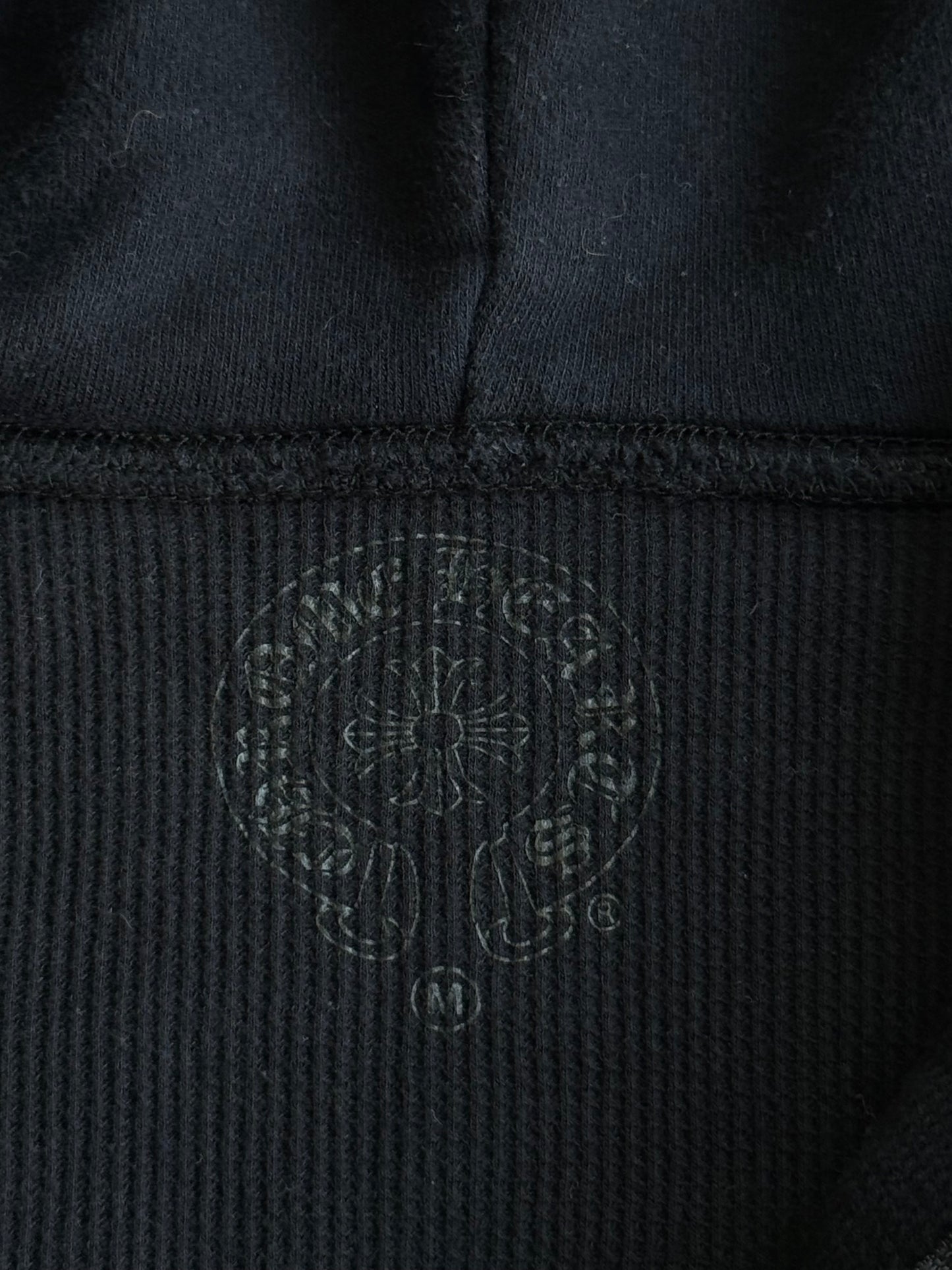 Chrome Hearts ‘Floral Plus’ Thermal Zip Hoodie