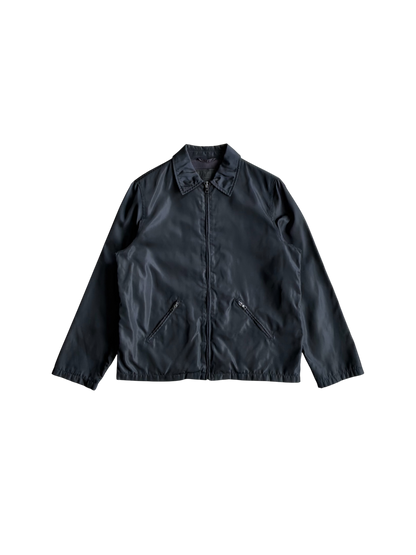Vintage Prada Navy Nylon Harrington Jacket