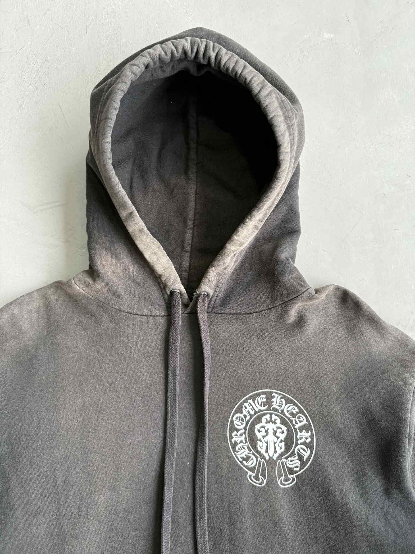 Chrome Hearts American Flag Faded Pullover Hoodie