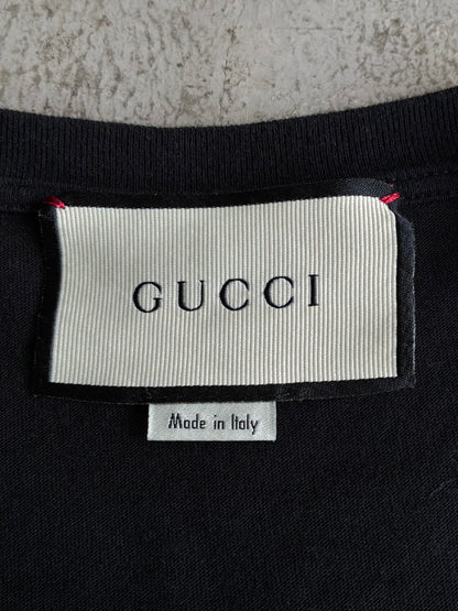 Gucci Dragon Script Black Tee