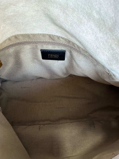 Fendi Python Leather Large Mamma Baguette Bag