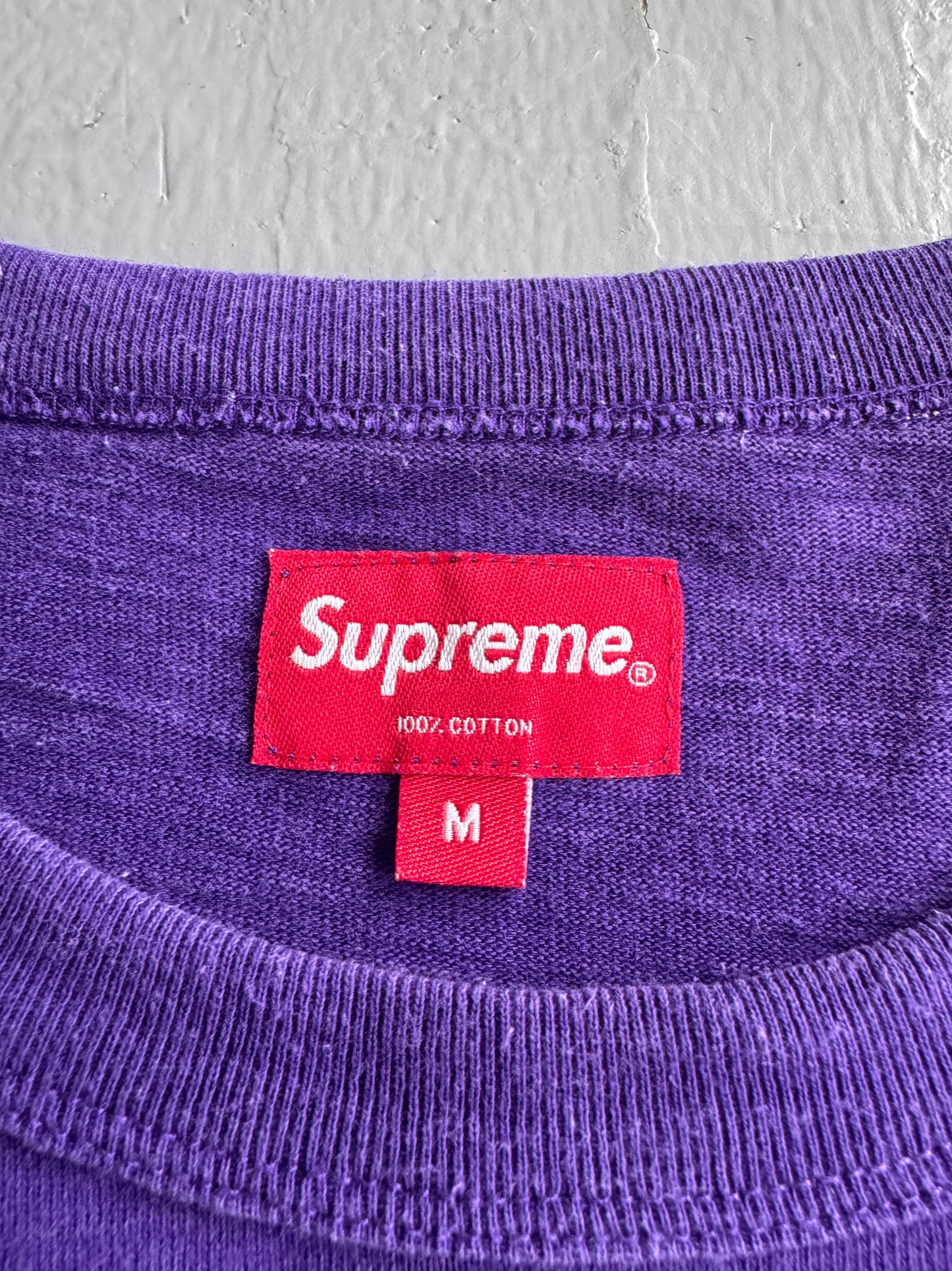 Supreme embroidered script tee