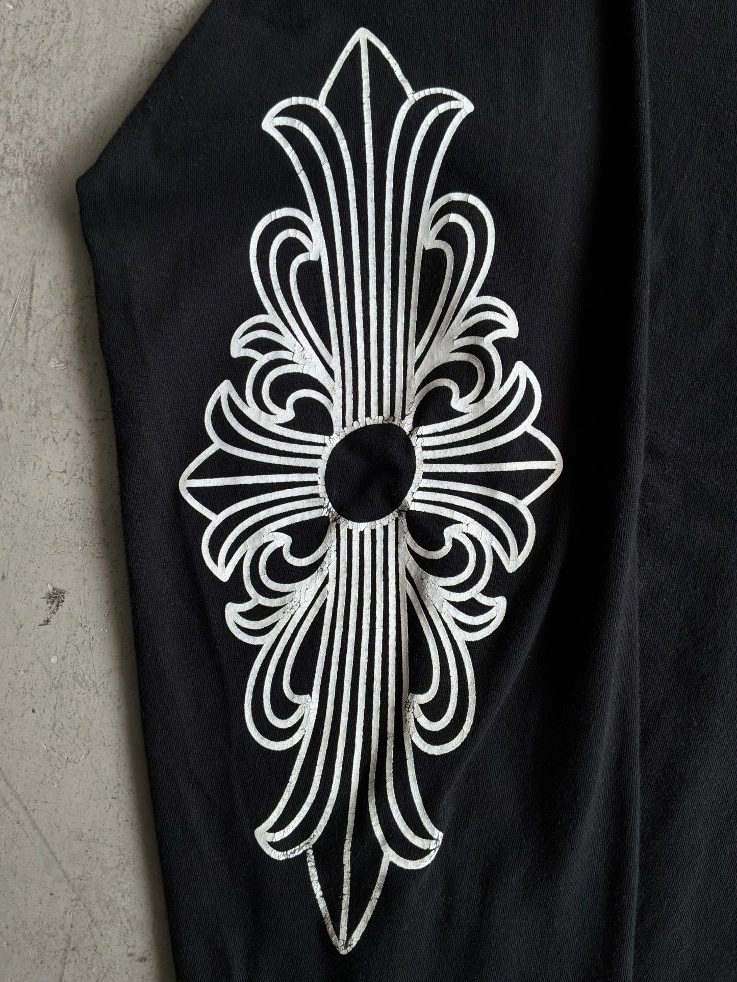 Chrome Hearts Neck Script Floral Longsleeves