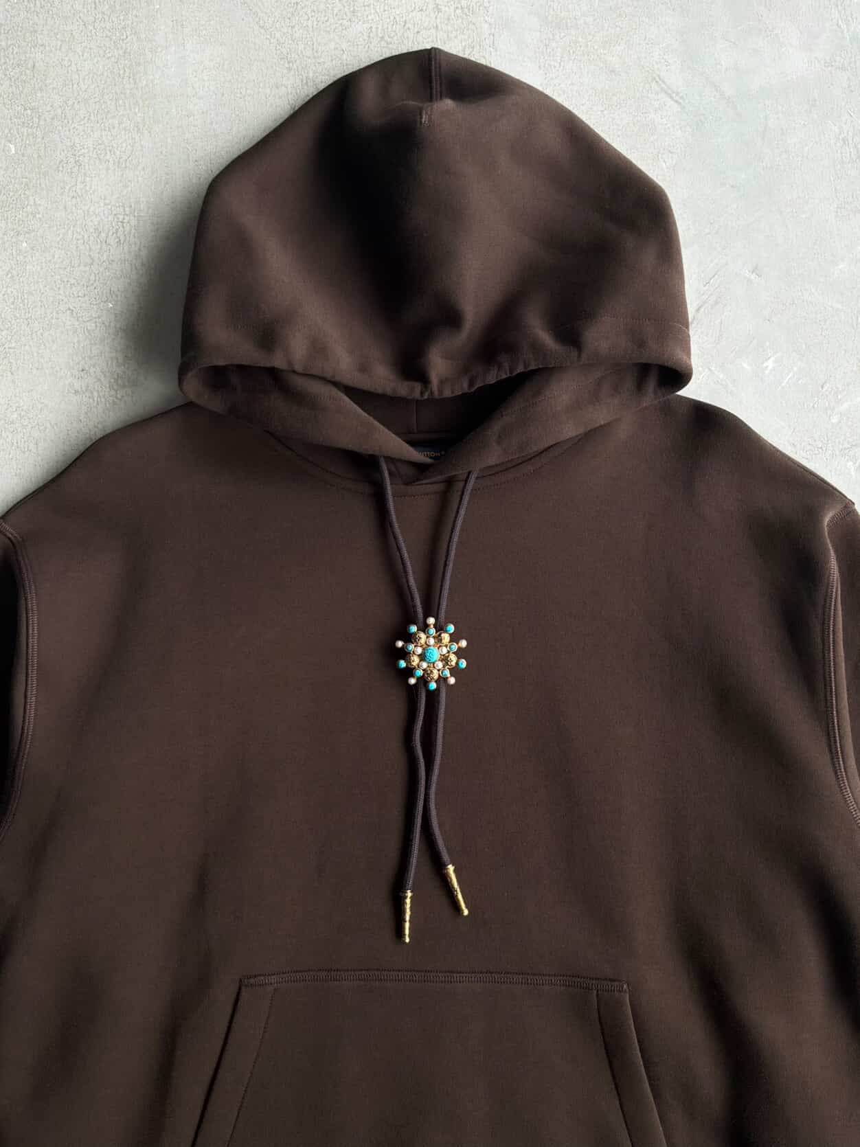 Louis Vuitton Embellished Flowel Pullover Hoodie