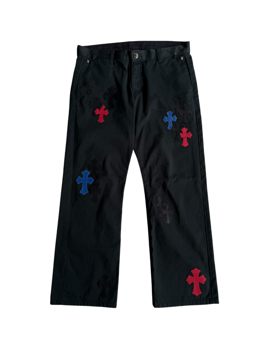 Chrome Hearts Spiderman Cross Patches Chino Pants