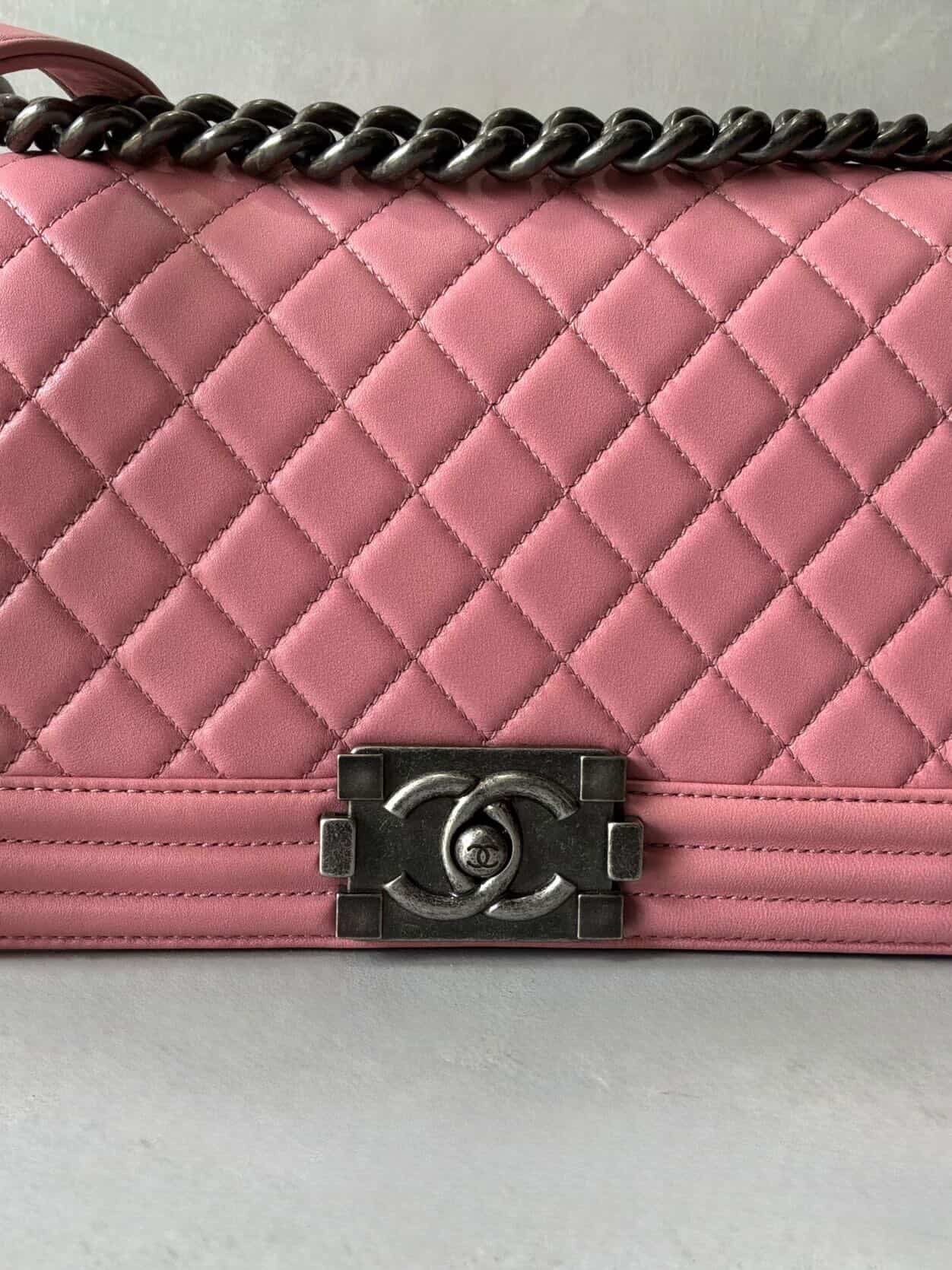 Chanel Light Pink Boy Bag