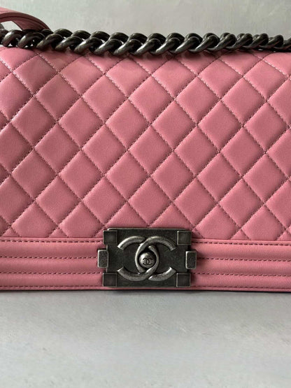 Chanel Light Pink Boy Bag