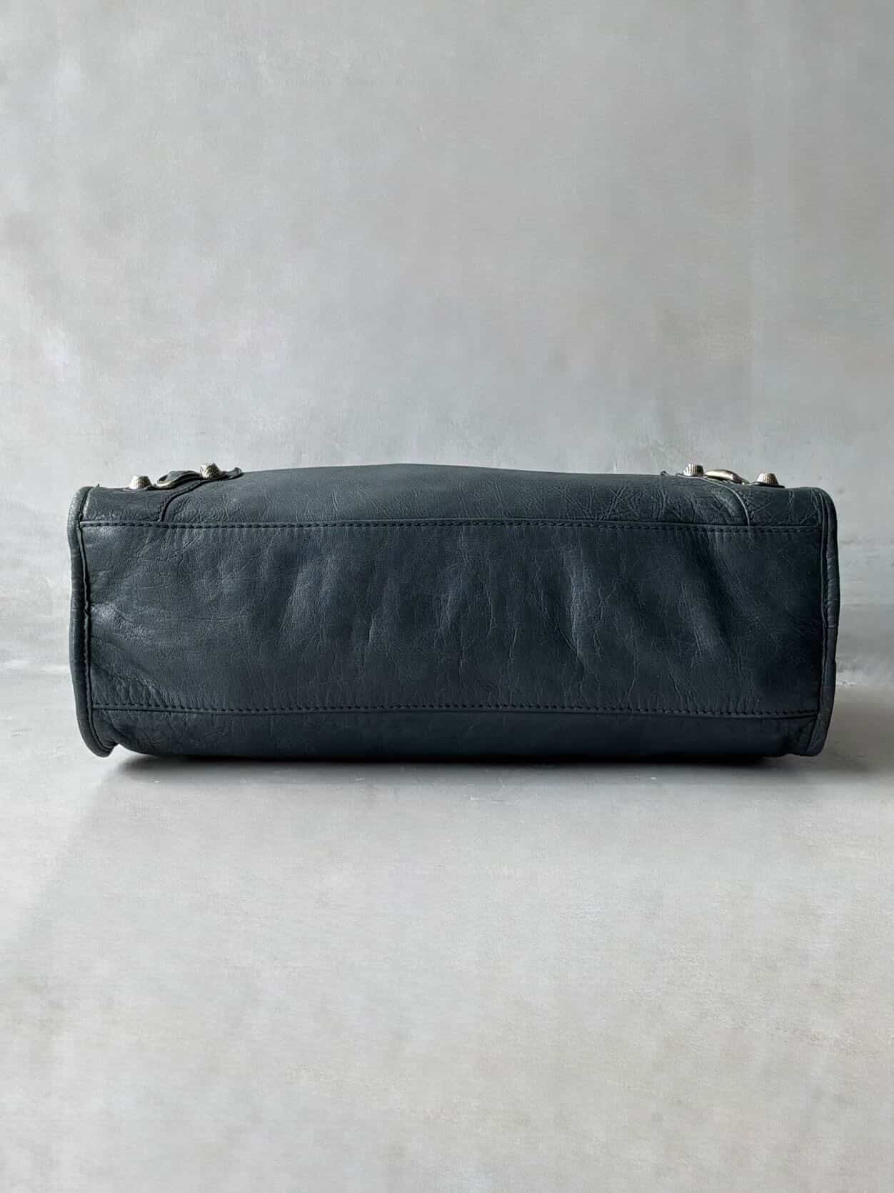 Balenciaga Classic City Giant 12 Navy Lambskin Bag