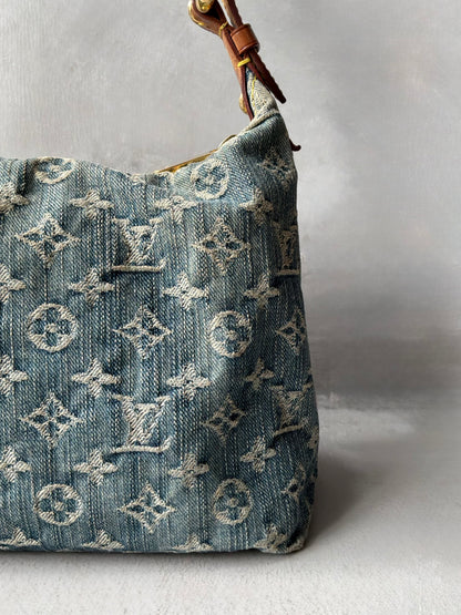 Louis Vuitton Denim Monogram PM Shoulder Bag