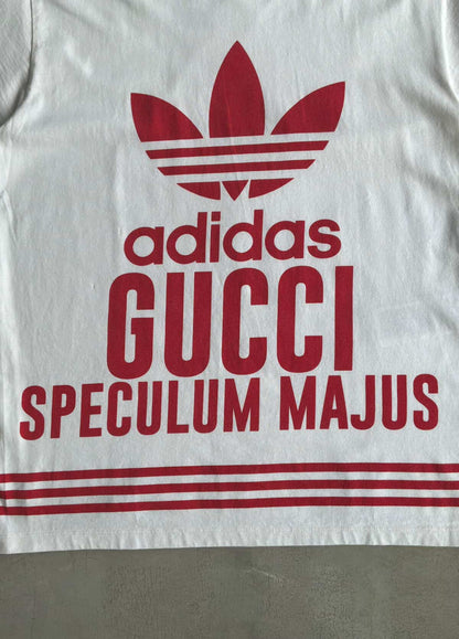 Gucci X Adidas Trefoil White tee