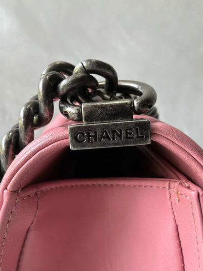 Chanel Light Pink Boy Bag