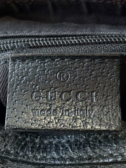 Gucci GG Black Canvas Monogram HandBag