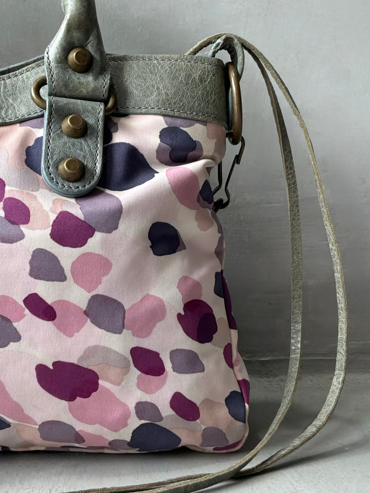 Balenciaga Le First Watercolor Nylon Lambskin Bag