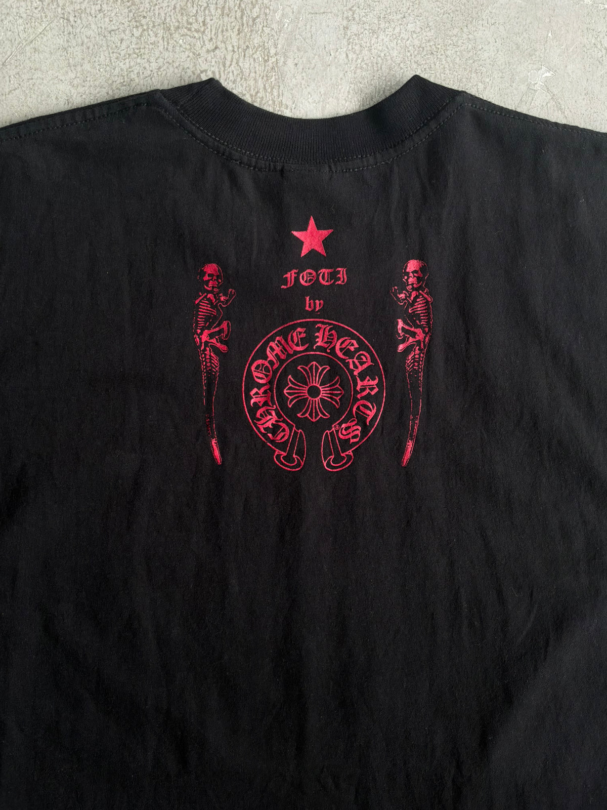Chrome Hearts Vintage Red Foti Angel Tee