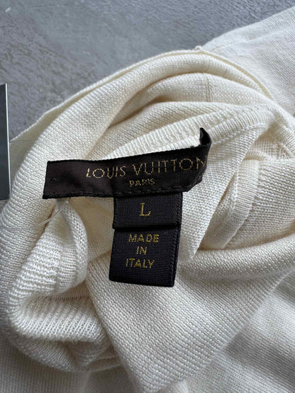 Louis Vuitton Cream Turtle Neck
