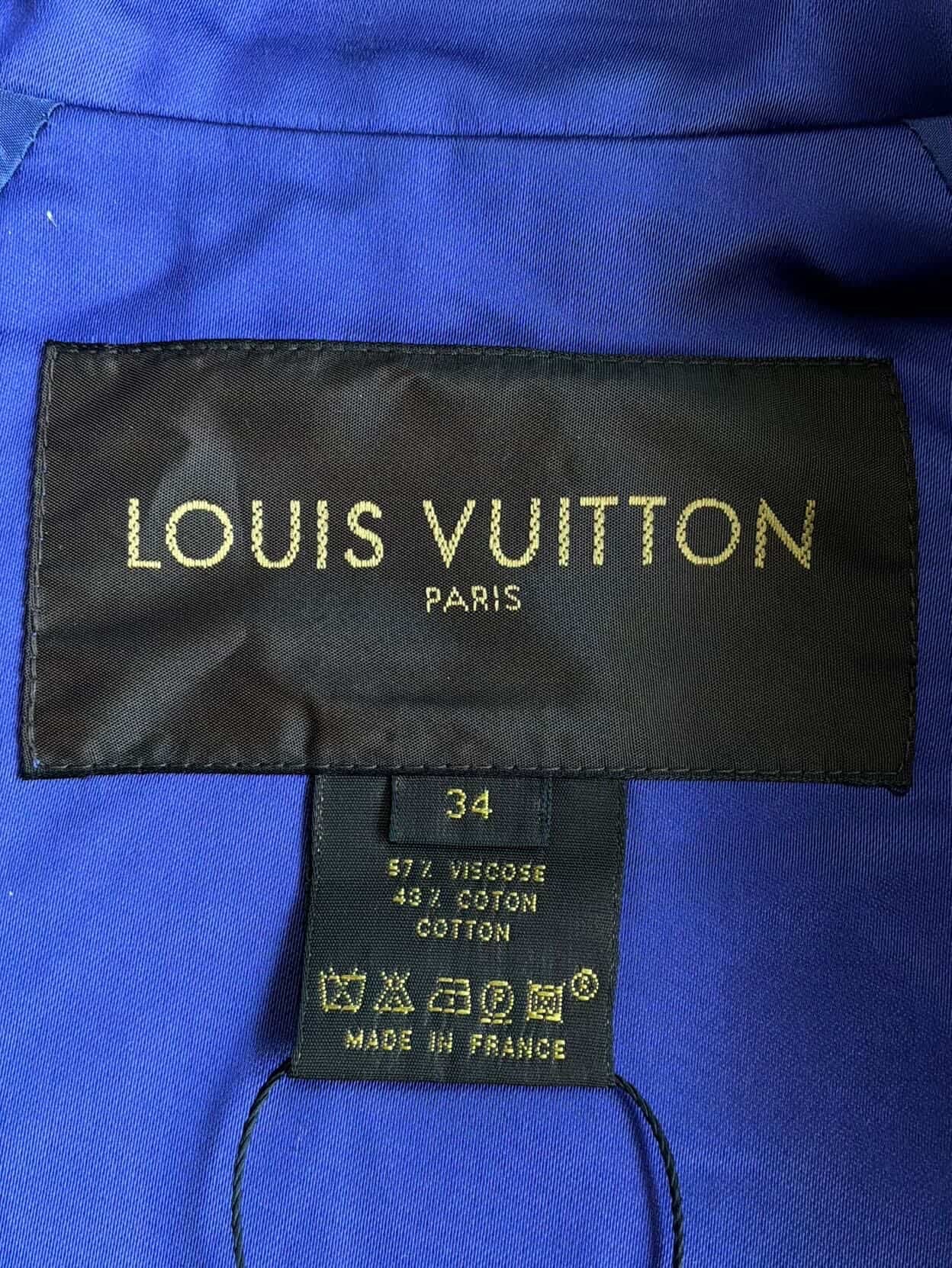Vintage Louis Vuitton Womens Nylon Trench Coat