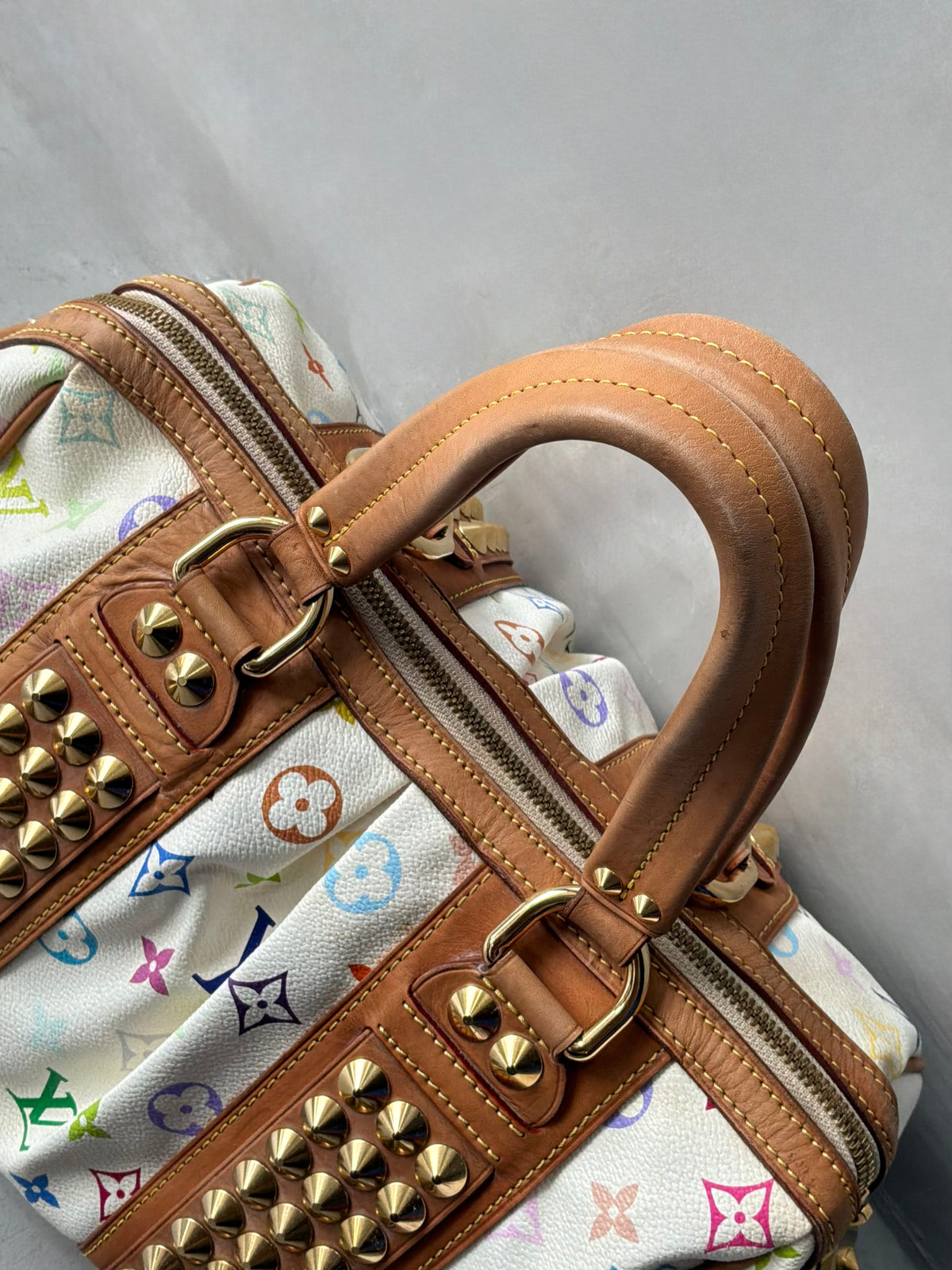 Louis Vuitton x Murakami Courtney White Multicolor Bag