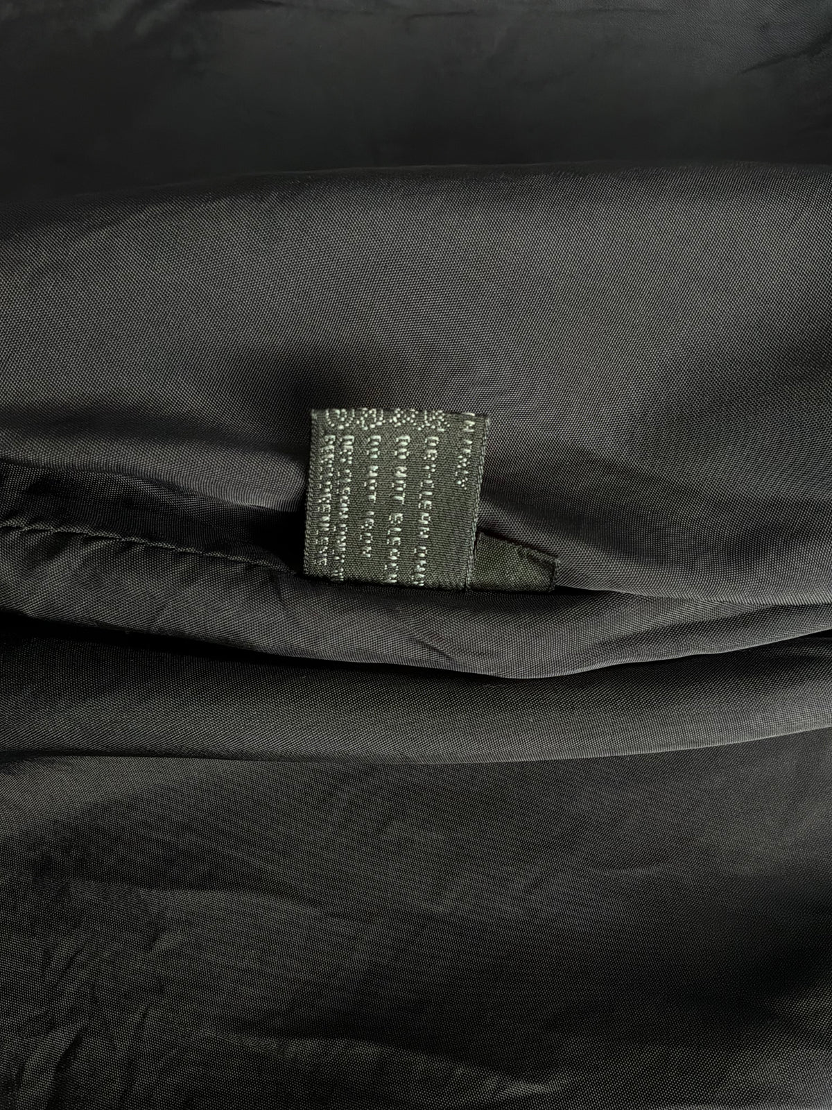 Vintage Prada Navy Nylon Harrington Jacket