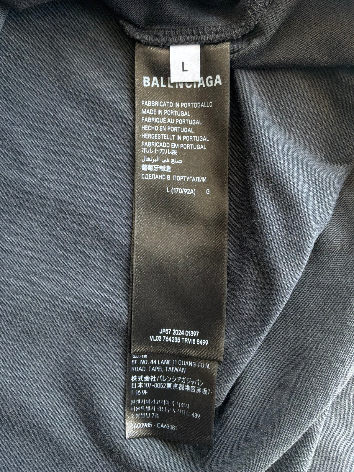 Balenciaga Spellout Tye Die Shirt