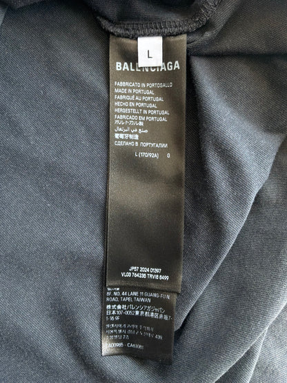 Balenciaga Spellout Tye Die Shirt
