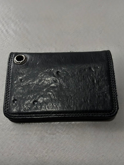 Chrome Hearts Scroll Leather Card Holder