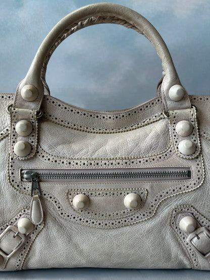 Balenciaga Classic City Light Pink on Brouges Lambskin Bag