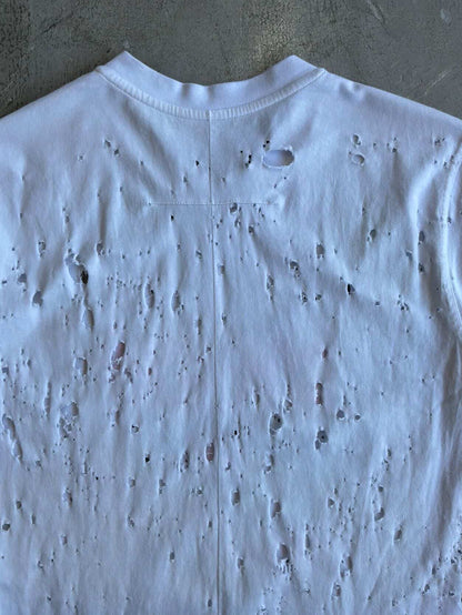 Givenchy Distressed Script Tee