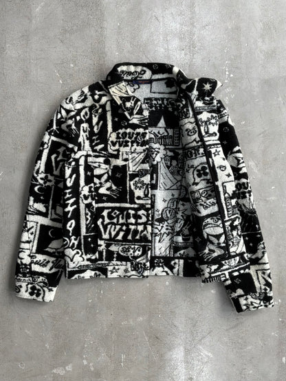 Louis Vuitton Comics Sherpa Trucker Jacket