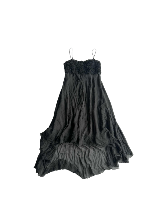 Chanel Vintage Black Lace Dress