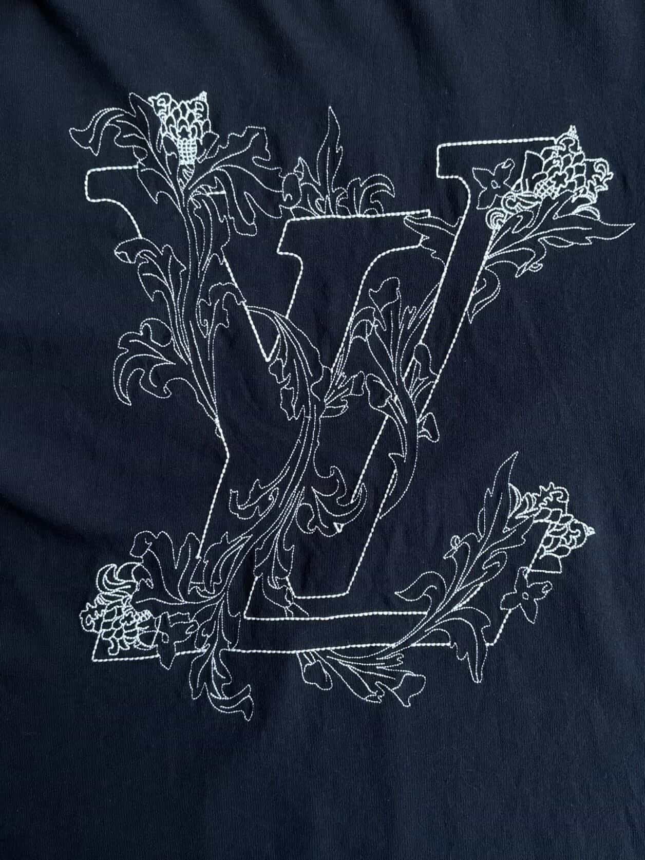 Louis Vuitton Embroidered Logo Tee