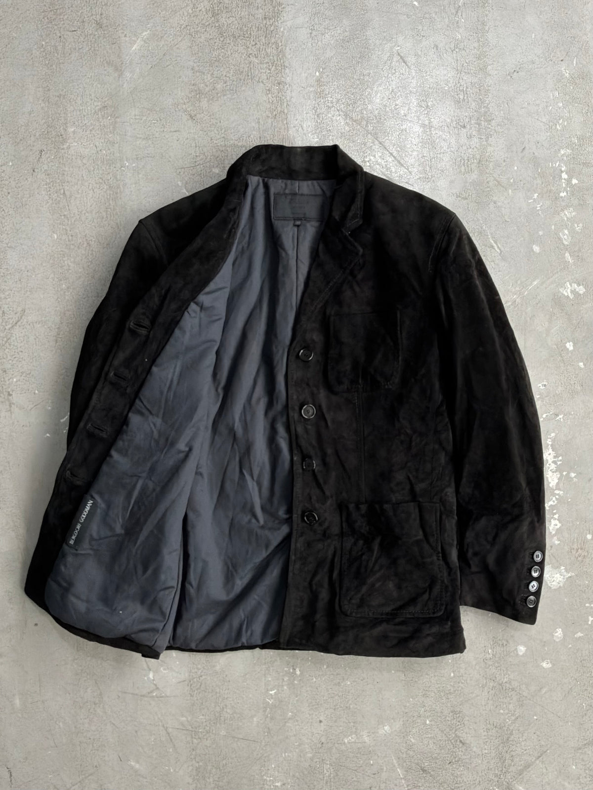 Prada Vintage Suade Button Jacket