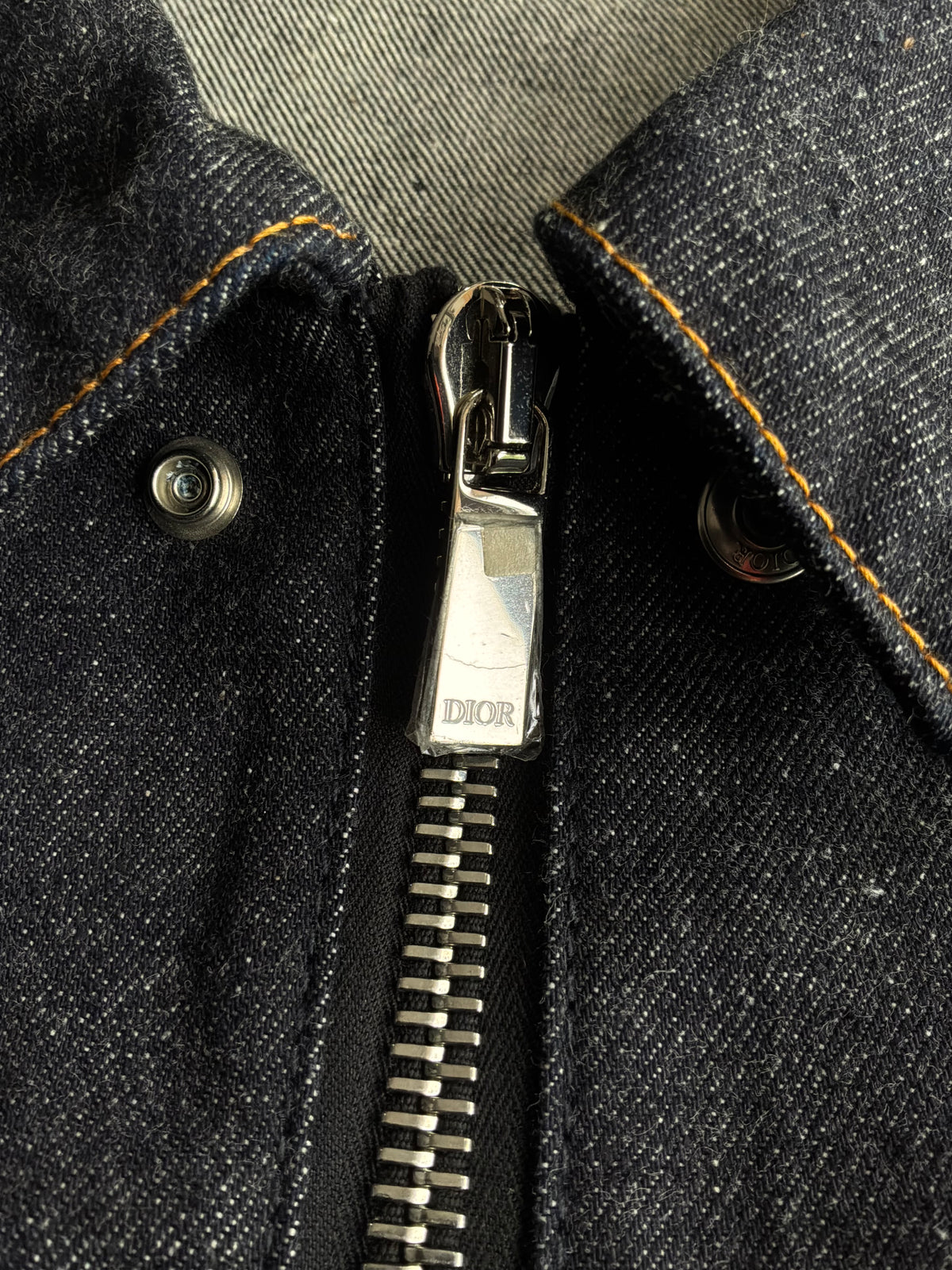 Dior X Sacai Signature Logo Denim Jacket