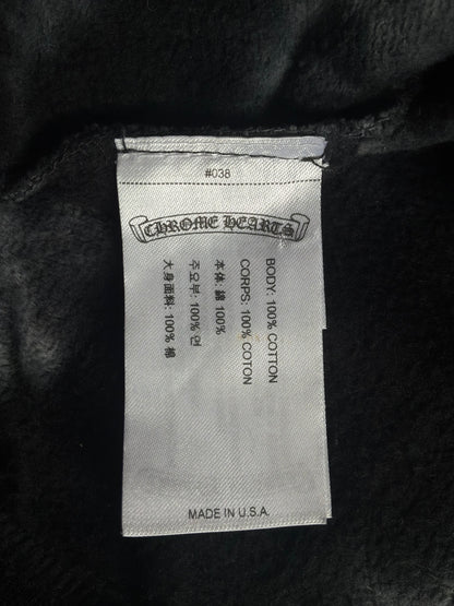 Chrome Hearts Horseshoe Script Tie Dye Pull Over Hoodie