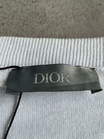 Dior Embroidered Chest Logo Tee