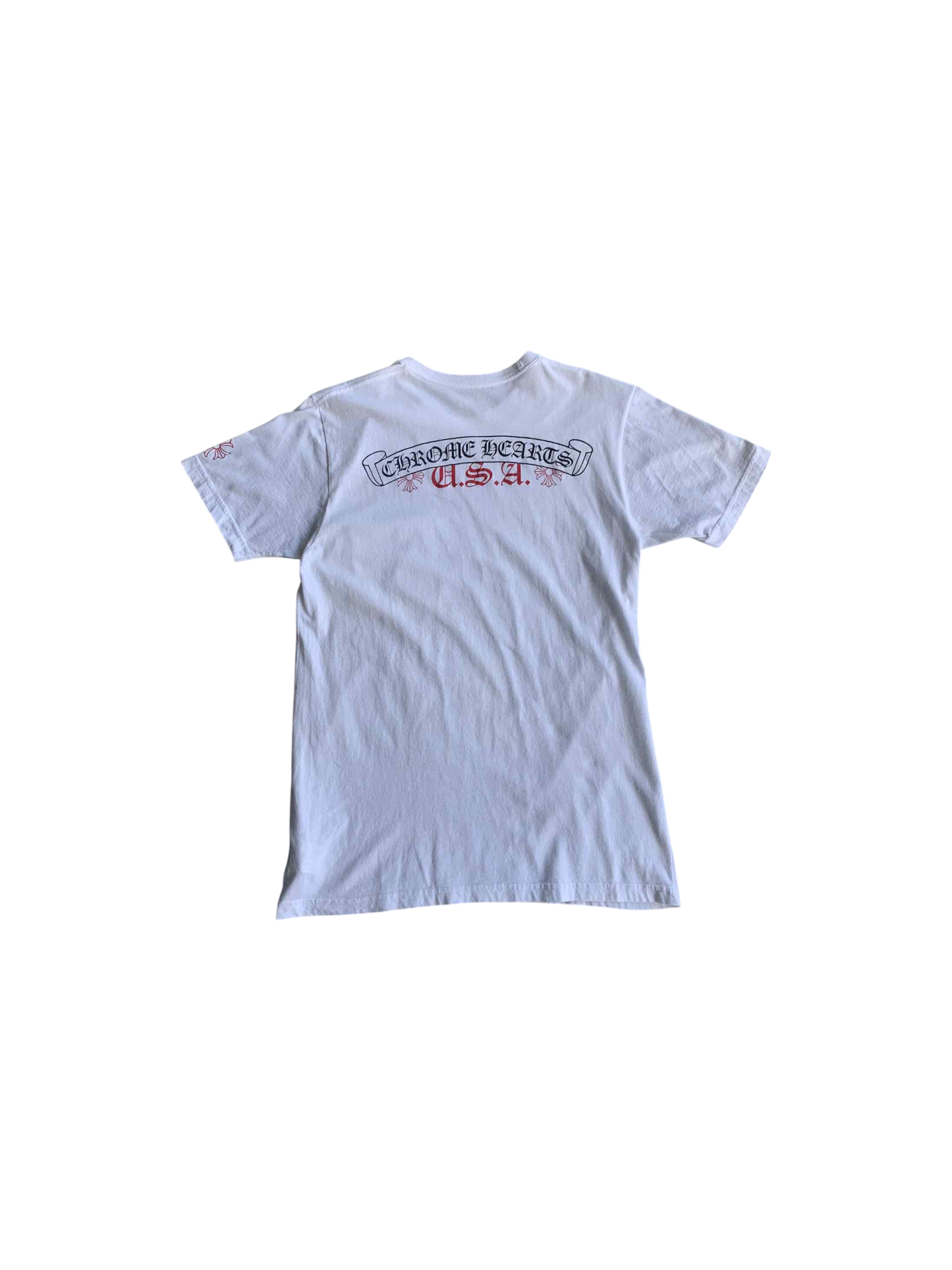 Chrome Hearts USA Scroll Logo tee