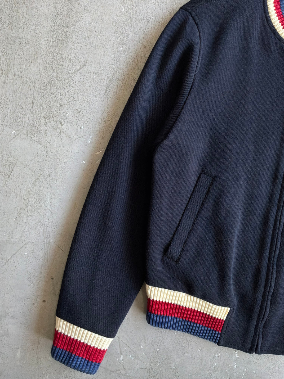 Gucci Panther Wool Patch Bomber Jacket