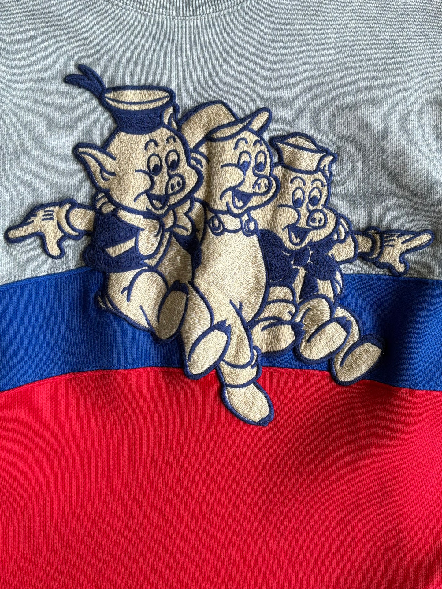 Gucci X Disney 3 Pigs Gray Crewneck
