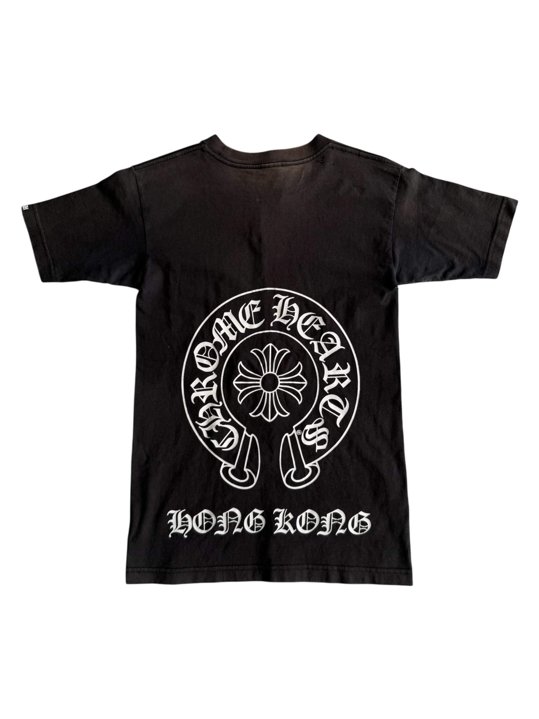 Vintage Trashed Chrome Hearts 'HongKong' Tee – Beyond Archives