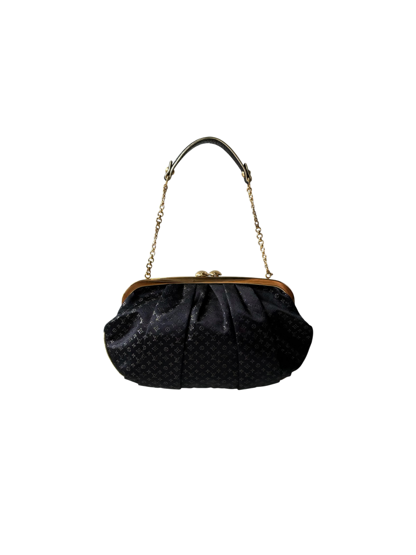 Louis Vuitton Monogram Satin Aumoniere Evening Bag