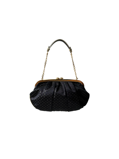 Louis Vuitton Monogram Satin Aumoniere Evening Bag