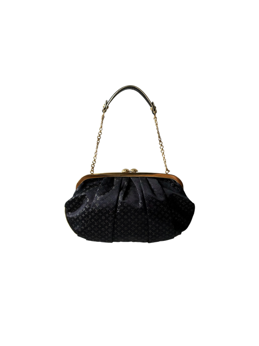 Louis Vuitton Monogram Satin Aumoniere Evening Bag