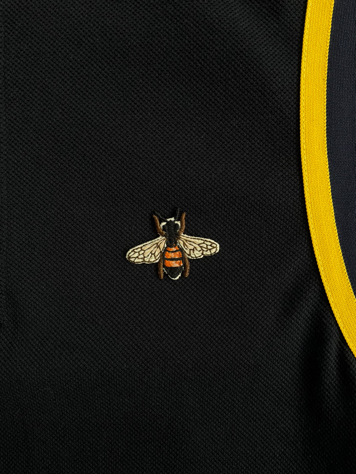 Gucci Bee Logo Black Polo Shirt