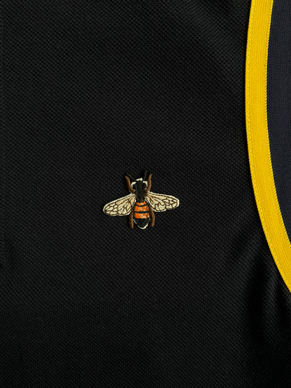 Gucci Bee Logo Black Polo Shirt