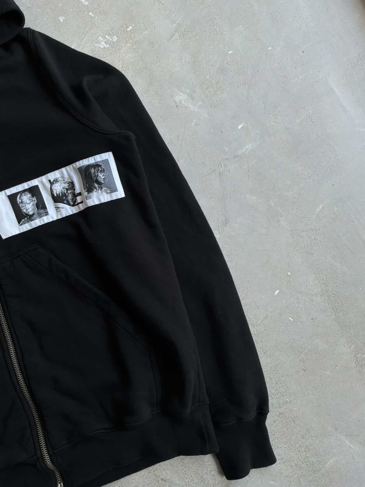 Rick Owens Drkshdw Photo Patch Zip Hoodie